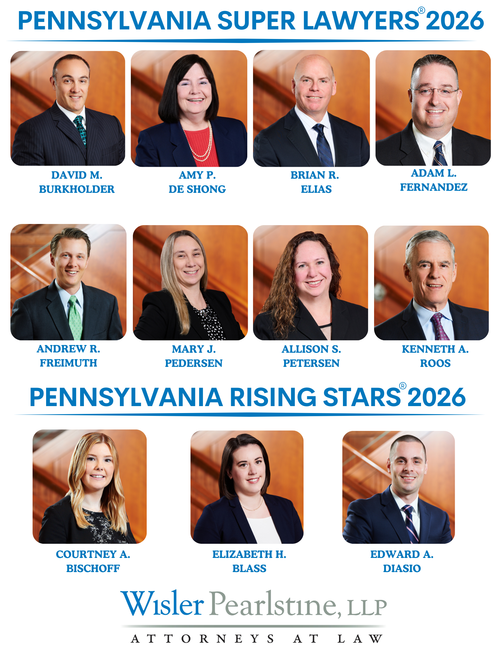 2026 Pennsylvania Super Lawyers and Rising Stars